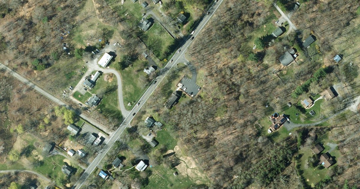 Aerial view of Amy McTear and its surroundings