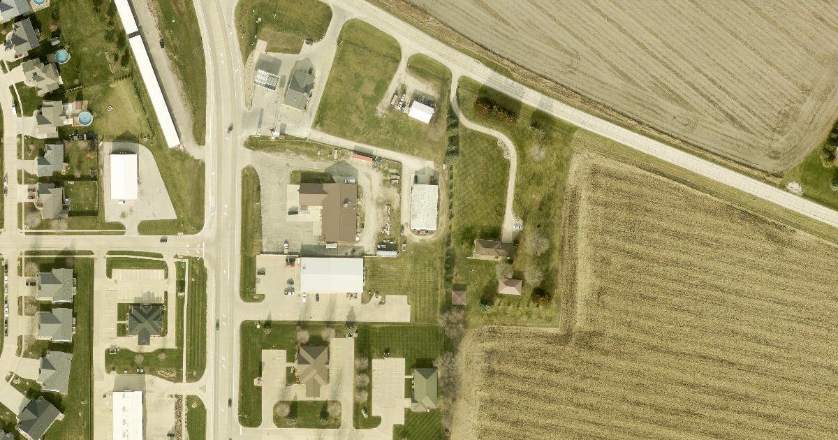 Aerial view of The Storm Zone and its surroundings